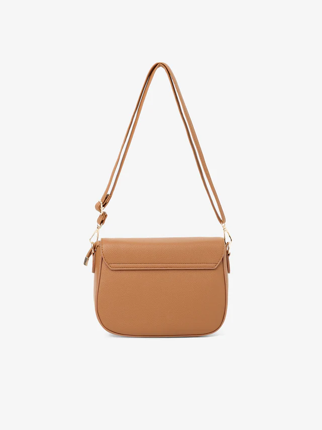 PrimalZen Classic Brown Crossbody Bag
