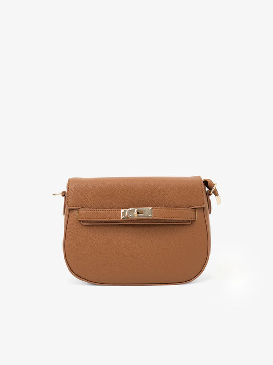 PrimalZen Classic Brown Crossbody Bag